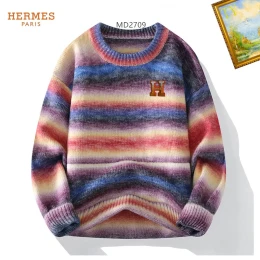 hermes pull manches longues pour homme s_1272451